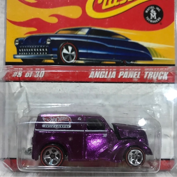 Hot Wheels Classic Series 2 - Anglia Panel Truck Purple #8 Of 30 Mattel 2005 - Picture 1 of 7